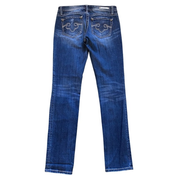 ReRock for Express Skinny Jeans Size 4 Lowrise‎ Stretch Casual Preppy - Picture 2 of 14